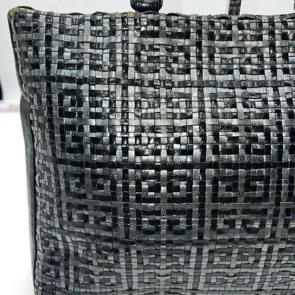 Givenchy Vintage Woven Signature with Acrylic Handles - Picture 3 of 16